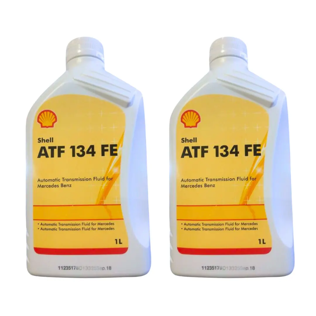 Shell Atf 134 Fe Automatic Transmission Fluid – Blue Full Synthetic Atf For Mercedes-Benz 7-Speed Nag2fe+ Transmissions – Mb-Approval 236.15 – 1 Liter Bottle - Mpn 550041879 - 2 Packs 1