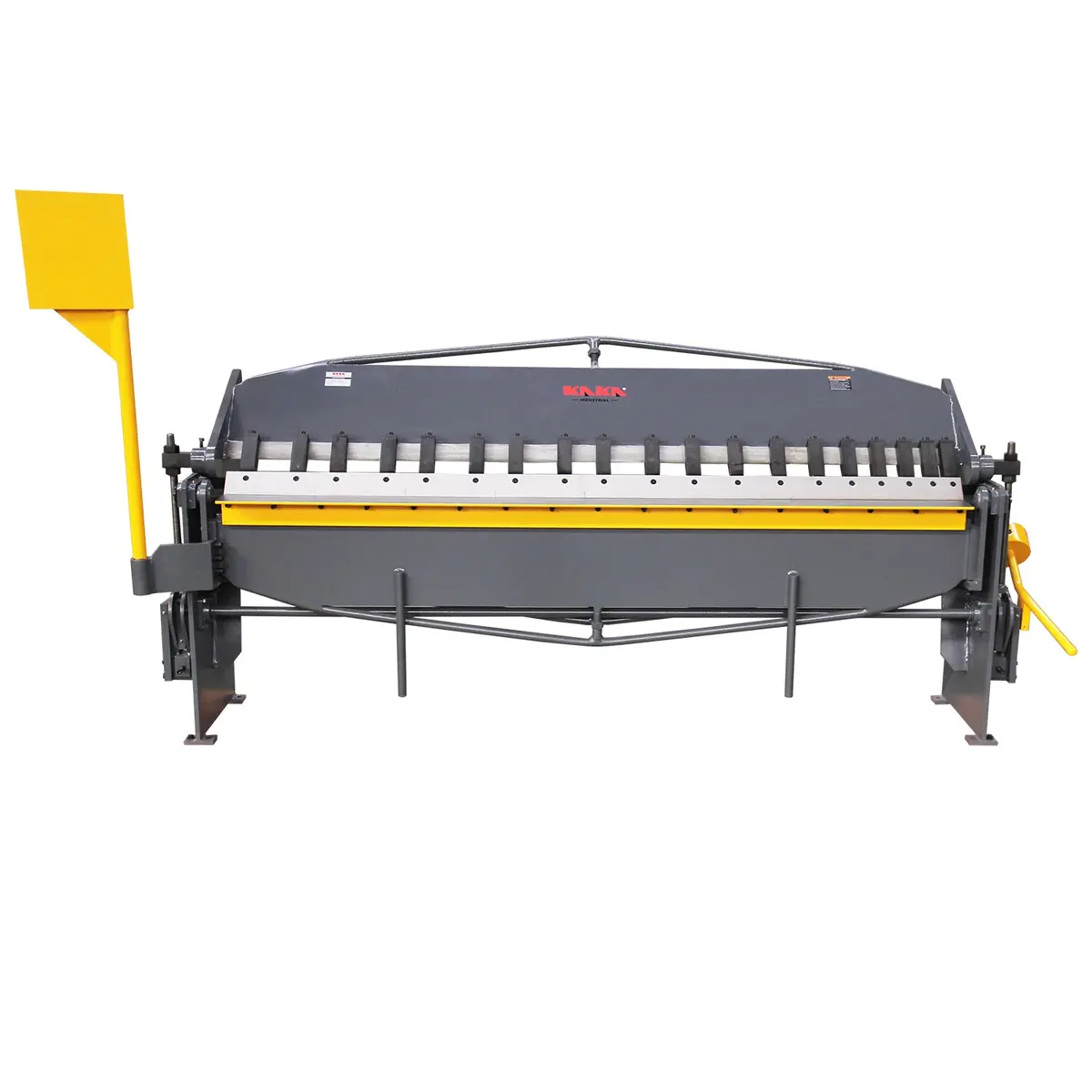 Kang Industrial Manual Pan Brake, W-10016H 1.5X2540mm Mild Steel Pan Box Brake 1