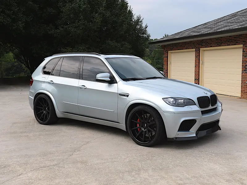 Autotecknic Replacement Glazing Black Fender Gills - E70 X5m 2