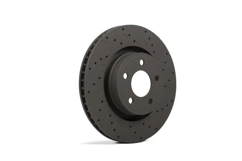 Hawk Talon Drilled & Slotted Front Brake Rotors For 2012 Volkswagen Beetle – 280X22Mm Vented Design 1