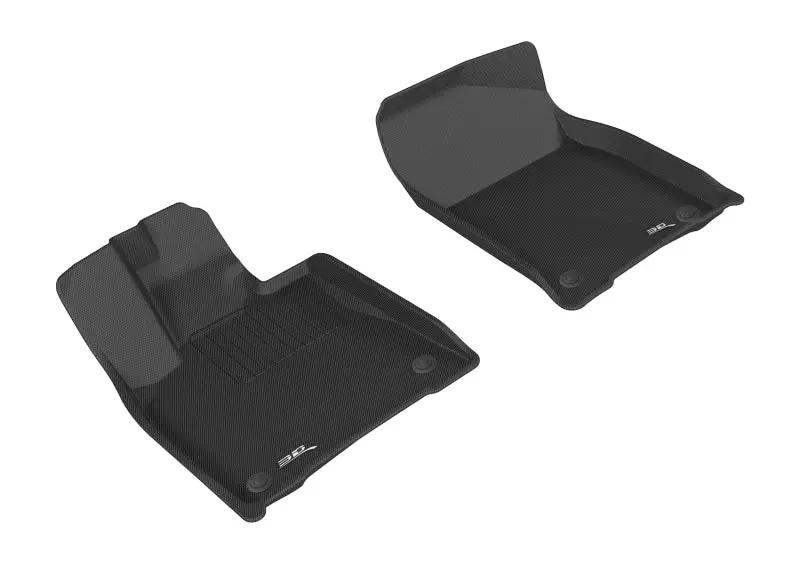 3D Maxpider Kagu First-Row Floor Mats – Custom Fit For 2016–2020 Lexus Rx & Rx Hybrid (Black) 1