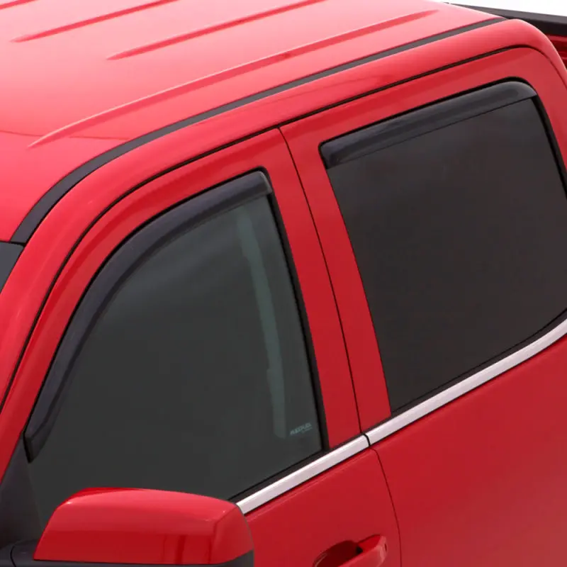 Avs In-Channel Ventvisors For 2002–2007 Jeep Liberty — Smoke-Tinted, Front & Rear (4-Piece Set) 1