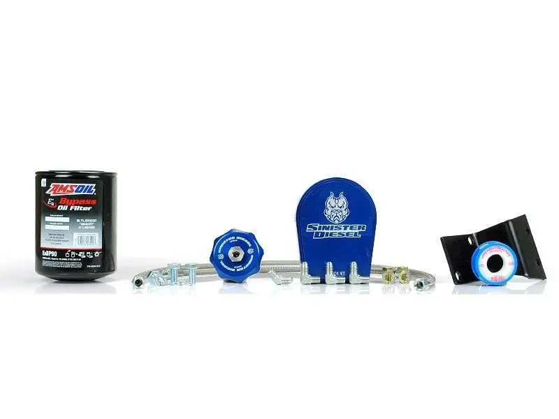 Sinister Diesel Bypass Oil Filter System For 2013–2018 Ram 2500/3500 With 6.7L Cummins 1
