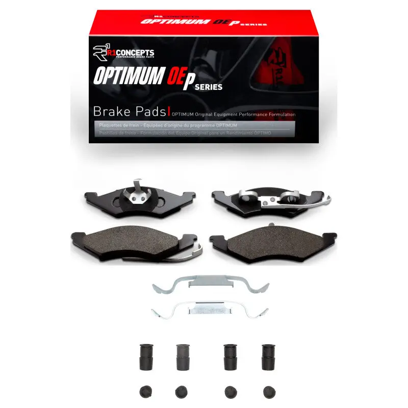 R1 83-83 Mercury Lynx Front Optimum Oe Pads & Hardware Kit 1