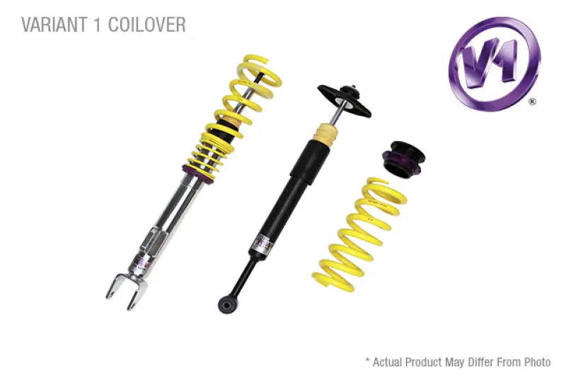 Kw Coilover Kit V1 2017+ Audi A4 (B9) Sedan / A5 Coupe Quattro W/O Electronic Dampening (50Mm) 1