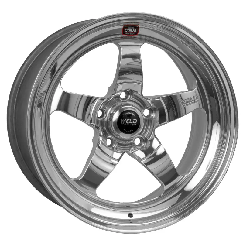 Weld S71 Polished Aluminum Wheel – 17X9", 5X120.65Mm Bolt Pattern, 6.8" Backspace (Medium Pad Finish) 1
