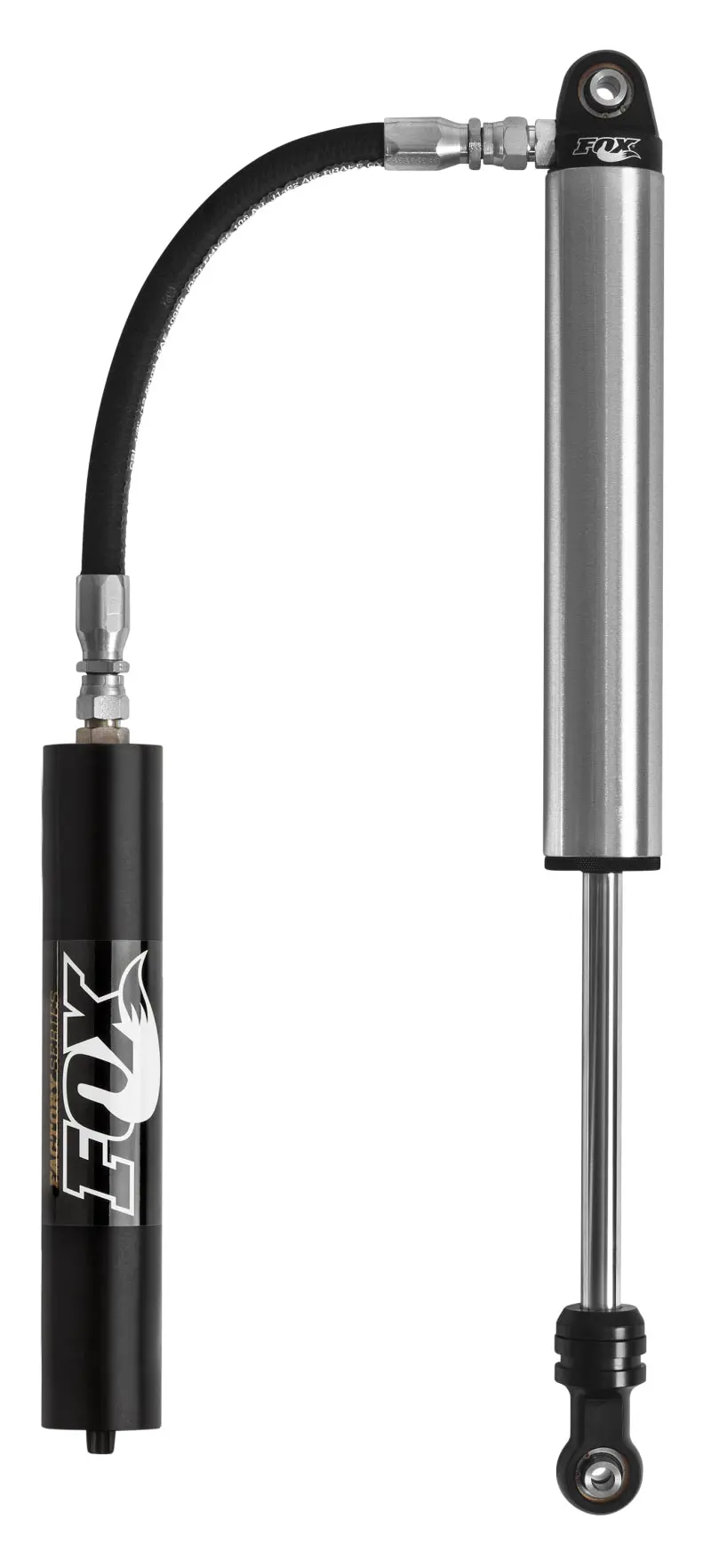 Fox 2.5 Factory Series Remote Reservoir Shock – 16-Inch Stroke, 7/8-Inch Shaft, Smooth Body, Black 1