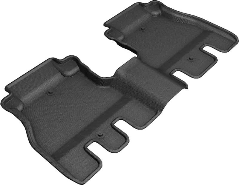 3D Maxpider Kagu Second-Row Floor Mats For 2018–2020 Jeep Wrangler Jl Unlimited – Black All-Weather Protection 1