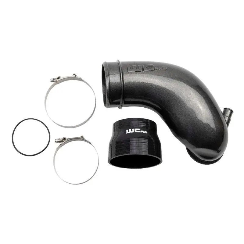 Wehrli 06-10 Chevrolet 6.6L Lbz/Lmm Duramax 3.5In Intake Horn - Wcfab Grey 1