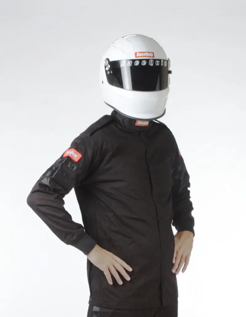 Racequip Sfi-Certified Fire-Retardant Racing Jacket – Black, Size Large (Model 1-L) 1