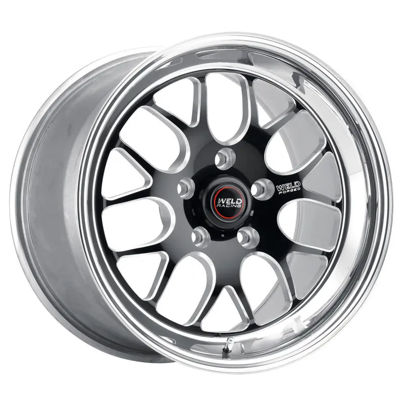 Weld S77 Forged Aluminum Wheel – 17X9.5", 5X4.75", 7.3" Backspace, Black Finish (Medium Pad, Non-Beadlock) 2
