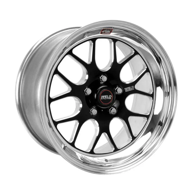 Weld S77 Forged Aluminum Wheel – 17X9.5", 5X4.75", 7.3" Backspace, Black Finish (Medium Pad, Non-Beadlock) 1