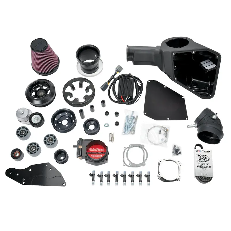 Edelbrock R2650 Supercharger Upgrade Kit – Stage 1 To Stage 2 Conversion For 2018–2019 Ford Mustang V8 1