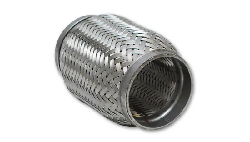 Vibrant Performance Stainless Steel Flex Coupling – 2.25" I/O, 8" Flex Length, Inner Braid Liner 1