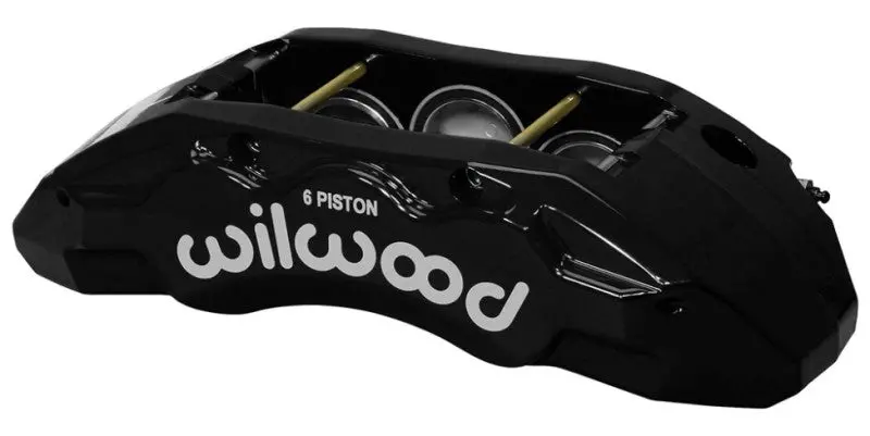 Wilwood Tx6R Left-Hand Caliper With Black Finish And Triple-Piston Design (2.00"/1.88"/1.88") For 1.50" Rotors 1