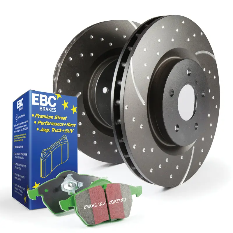 Ebc Greenstuff Brake Pad And Drilled Rotor Kit – S10 Series 1