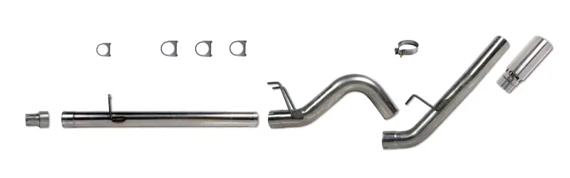 Diamond Eye 4-Inch Dpf-Back Exhaust Kit – Stainless Steel, Fits 2008–2009 Ford F-250/F-350 6.4L 1