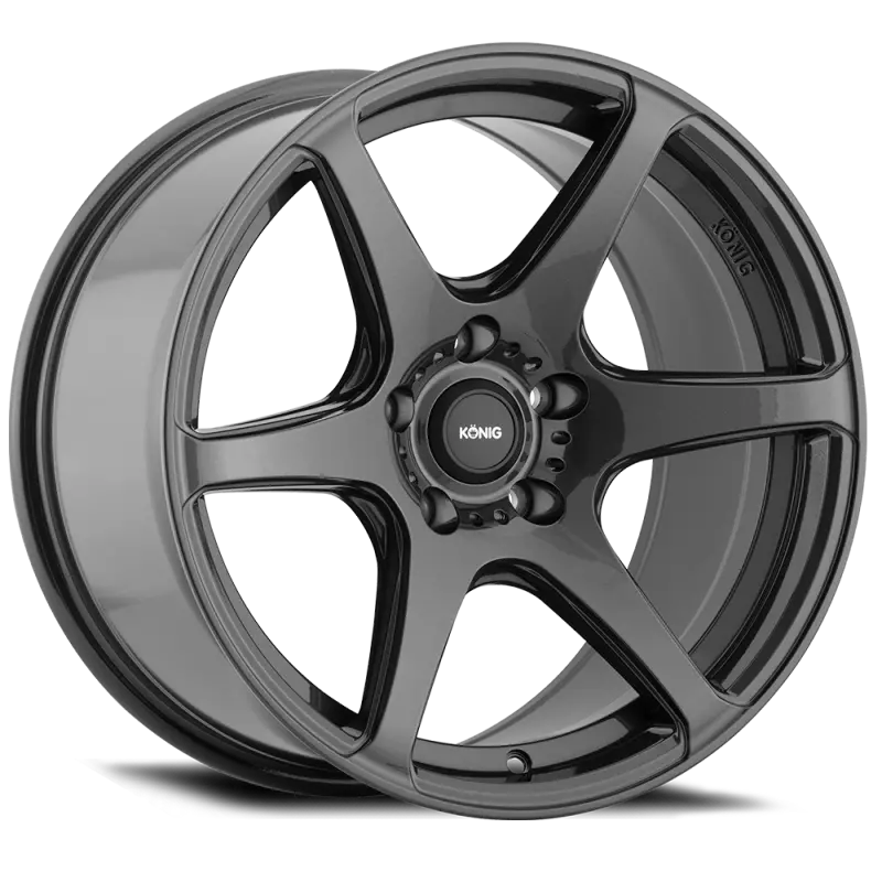 Konig Tandem Forged Alloy Wheel – 17X8, 5X100, Et38, Gloss Graphite Finish 1