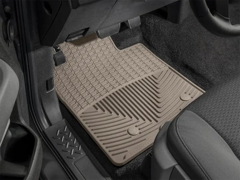 Weathertech All-Weather Front Floor Mats For 2008–2013 Toyota Highlander – Tan 1