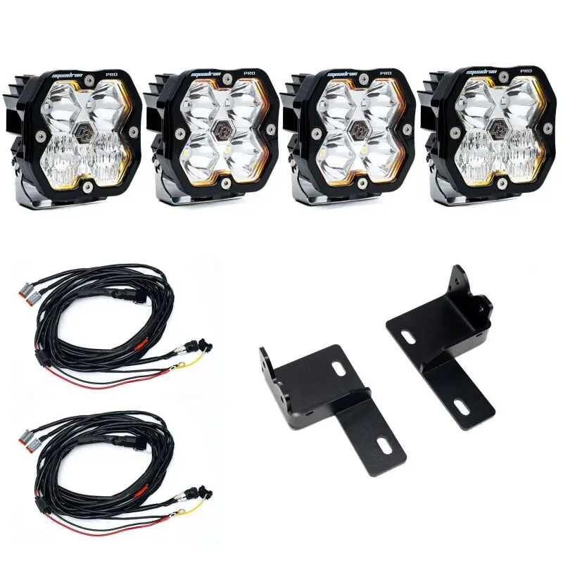 Baja Designs Squadron Pro 2.0 Behind-The-Grille Led Lighting Kit For 2025+ Toyota 4Runner – Clear Lens, Multi-Beam Patterns 1