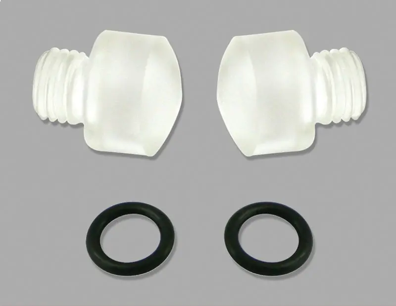 Moroso Clear-View Sight Plug With Integrated O-Ring – 2-Pack For Oil Pan Monitoring 1