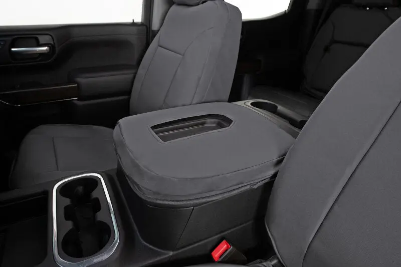 Covercraft Endura Precisionfit Seat Covers — Second Row, Silver/Silver, For 2019–2024 Ram 2500/3500 2