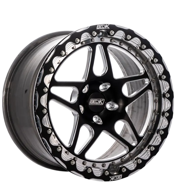 Belak Single Beadlock Wheel – 17X11", 5X114.3 Bolt Pattern, 6.25" Backspace, High-Pad Series 3 Design 1