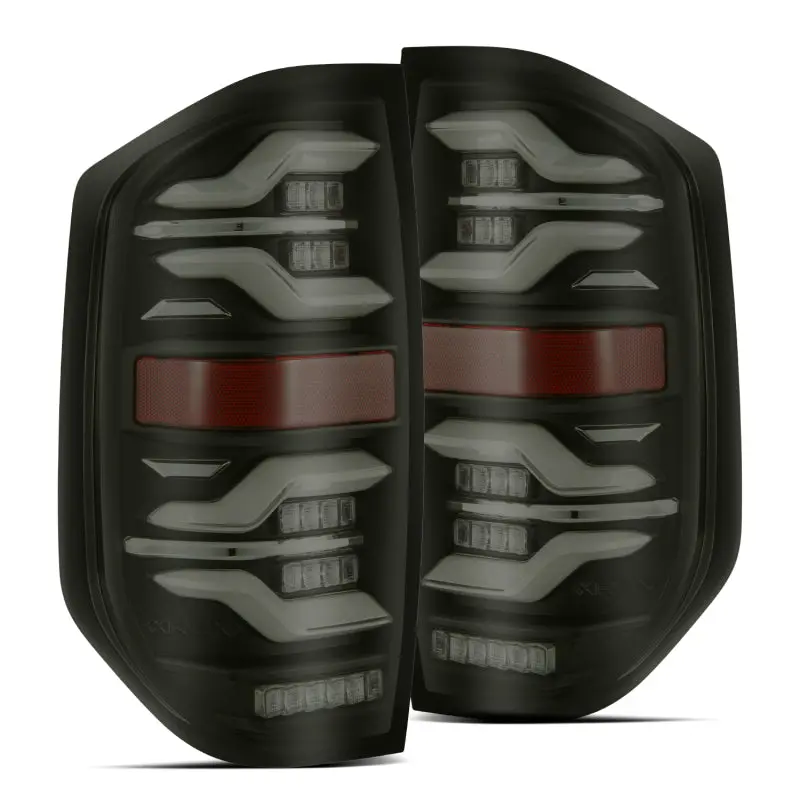 Alpharex Luxx Led Taillights – Sequential Turn Signals & Active Lighting, Black Housing For 2014–2021 Toyota Tundra 1