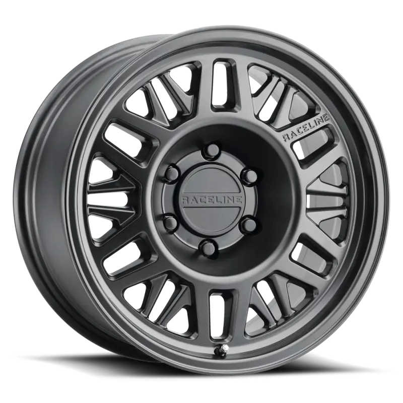Raceline 451B Ryno 17X8.5In / 6X120 Bp / 0Mm Offset / 67.1Mm Bore - Satin Black Wheel 1