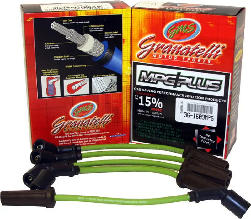 Granatelli Mpg Plus Ignition Wire Set For 1987–1988 Chevrolet El Camino 5.0L V8 Engines 1
