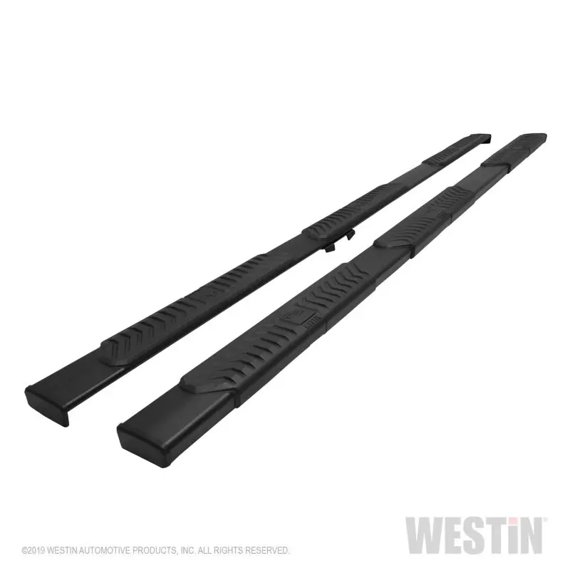 Westin R5 M-Series Nerf Step Bars — Black, Wheel-To-Wheel Fit For 2019–2022 Ram 2500/3500 Crew Cab 8Ft Bed 1