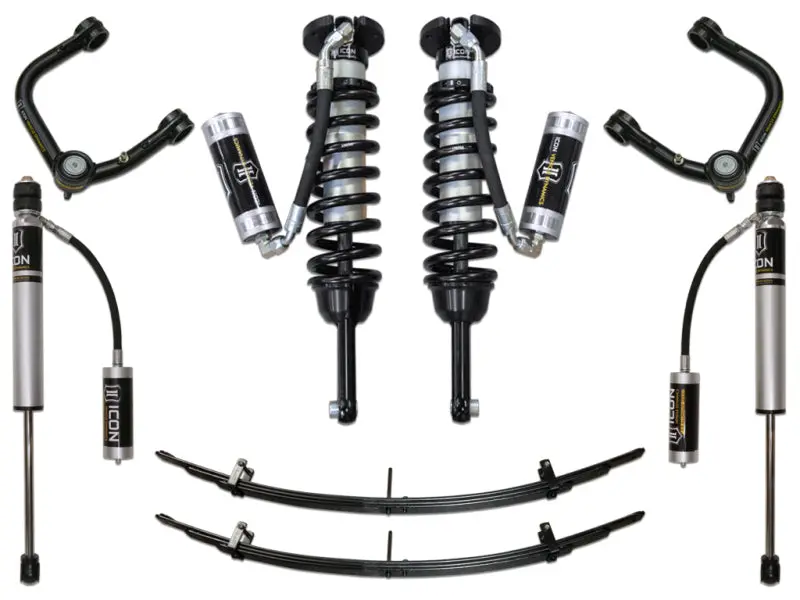Icon Stage 4 Suspension System For Toyota Tacoma (2005–2015 & 2016+) – Adjustable 0–3.5” Lift With Tubular Uca 1