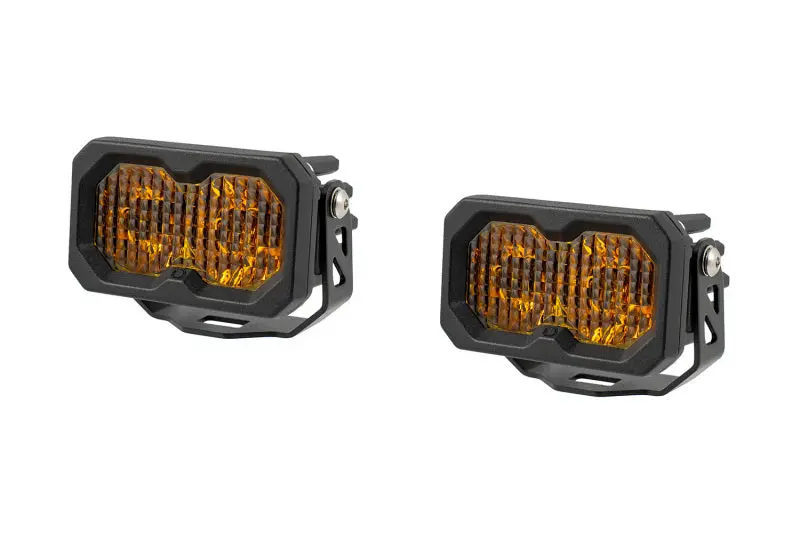 Diode Dynamics C2 2.0 Pro Yellow Driving Lights – Combo Beam (Pair) 1