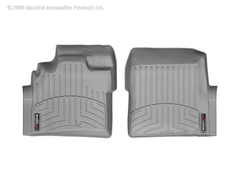 Weathertech Front Floor Liners For 2004+ Chrysler Pacifica – Grey Heavy-Duty Trim 2