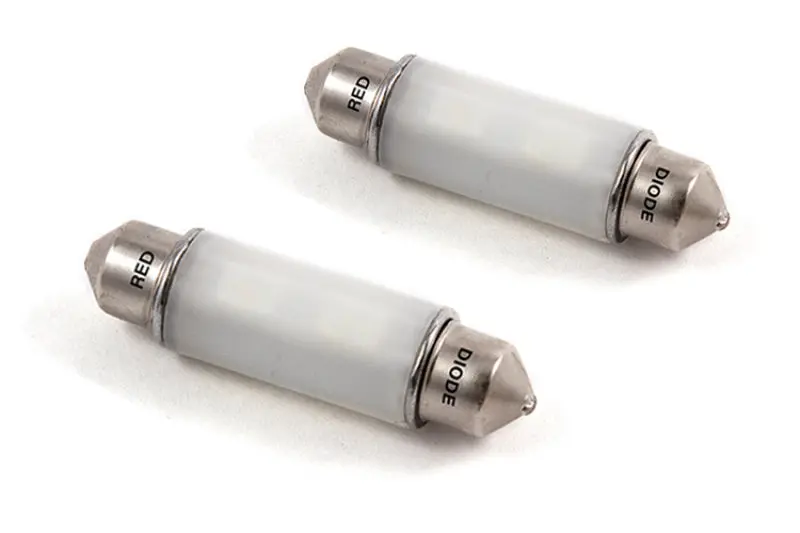 Diode Dynamics Hp6 Led Bulbs – 41Mm Red Pair For Interior Or Exterior Accent Lighting 1