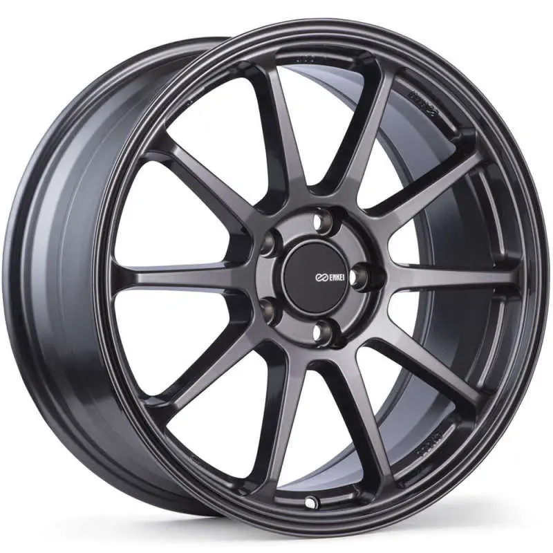 Enkei Px-10 Gunmetal Alloy Wheel — 18X8 Inches, 5X114.3 Bolt Pattern, 35Mm Offset, 72.6Mm Hub Bore 1