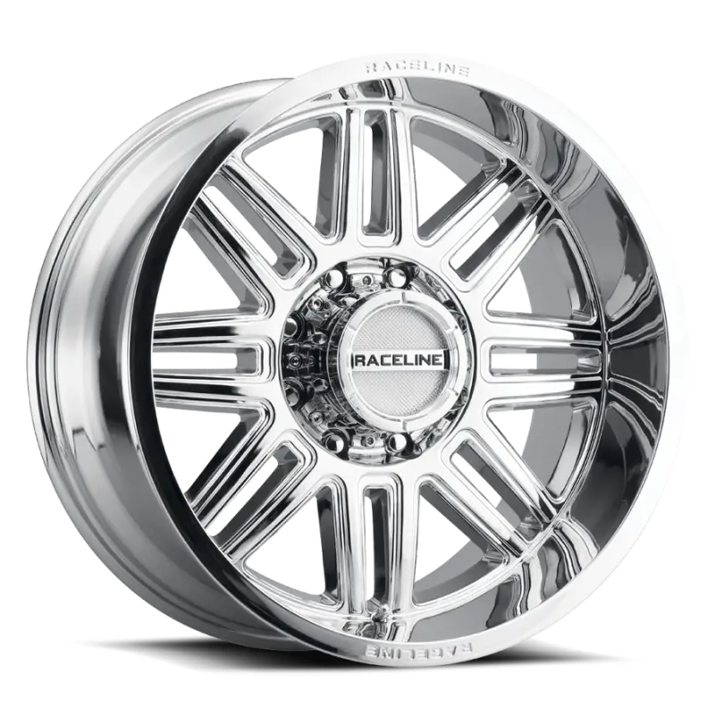 Raceline 17X8.5-Inch Chrome Split-Rim Wheel – 5X139.7 Bolt Pattern, 18Mm Offset, 106.5Mm Bore 1
