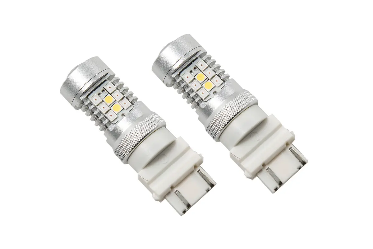 Diode Dynamics Dd0054P Hp24 Dual-Color Led Bulbs – 3157 Base, Red/White Switchable (Pair) 1