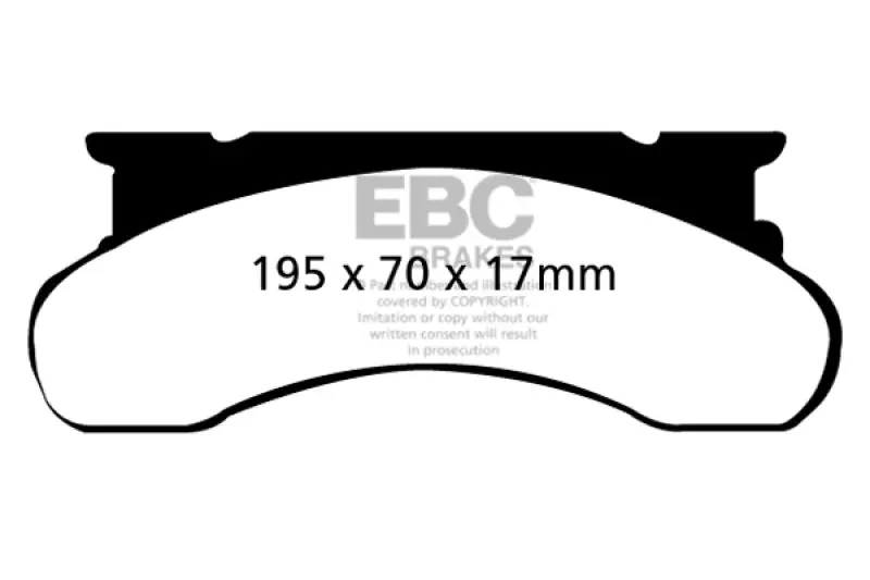 Ebc Ultimax2 Front Brake Pads For 1977–1991 Ford Econoline E250 (4.6L Engine) 1