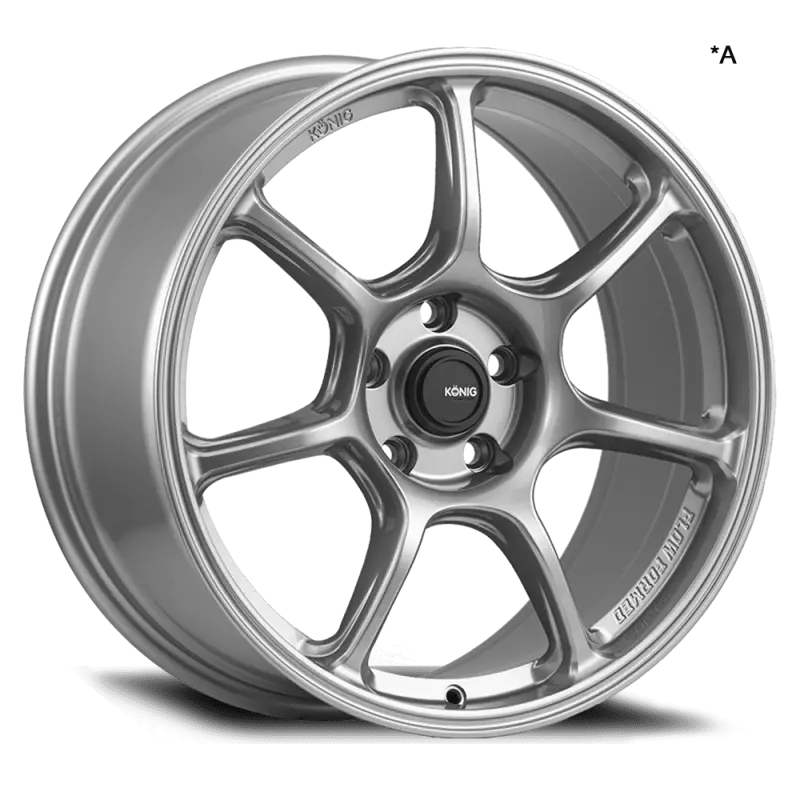 Konig Ultragram Forged Wheel – 18X8.5, 5X114.3, Et42, Titanium Metallic Knurled Bead 1