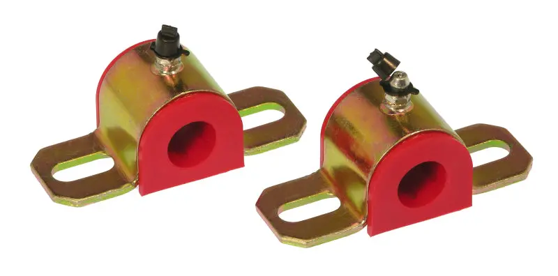 Prothane Universal Greasable Sway Bar Bushings — 18 Mm Id, Type A Bracket, Red 1