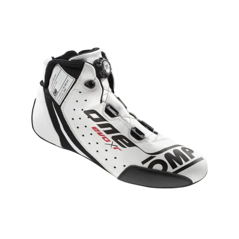 Omp One Evo X R Racing Shoes – White, Size 47 (Fia 8856-2018 Certified) 1