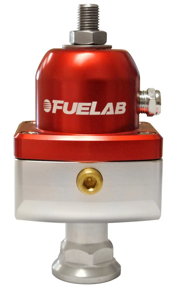 Fuelab 575 Carb Adjustable Mini Fpr Blocking 1-3 Psi (1) -6An In (2) -6An Out - Red 1